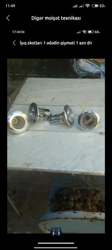 Skot işıqlar təzədən seçilmir.
100 ədəddir.Qiyməti 1azn