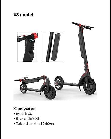 Pakofka Kixin X8 elektrik skuter – şəhər daxilində sürətli və rahat lalafo.az -da Pakofka Kixin X8 elektrik skuter – şəhər daxilində sürətli və rahat