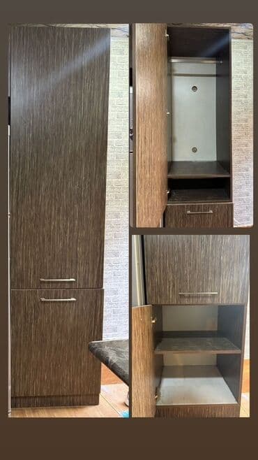 Masalar və oturacaqlar: Açılan, 2 qapılı Düz dolab, Mətbəx dolabı — 1