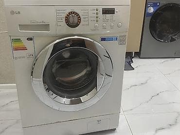 Ütülər və buxarlayıcılar: Paltaryuyan maşın LG, 6 kq, Avtomat, Qurutmasız — 1