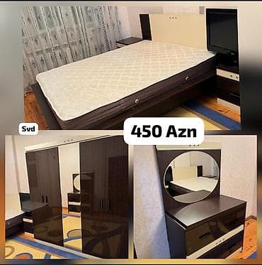 plastmas dolab: İkinəfərlik çarpayı, Dolab, Termo, 2 tumba, İşlənmiş — 1