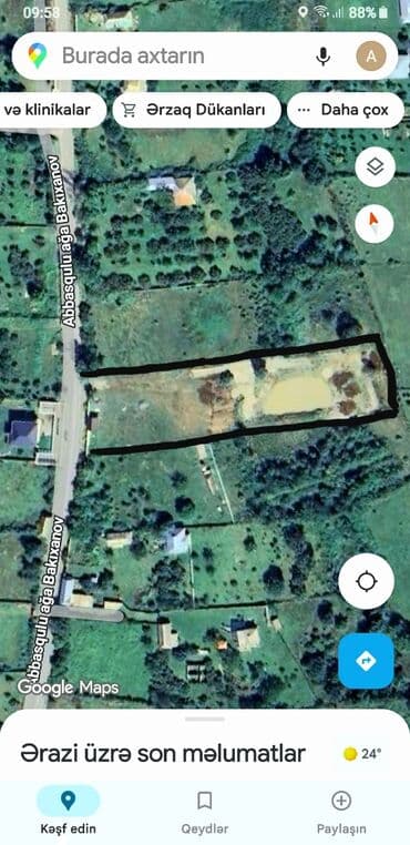 a frame evlər kirayə: 57 соток, Для строительства, Собственник, Бялядия (муниципалитет), Купчая — 1