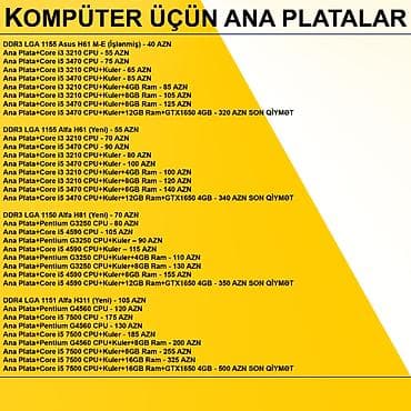 ipad 12 pro: Kompüter üçün Ana Platalar ⭐DDR3 LGA 1155 Asus H61 M-E (İşlənmiş) - 40 — 2