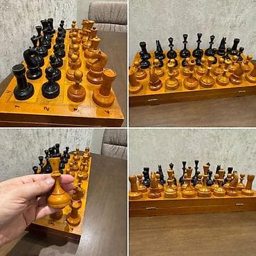 Шахматы: Məhsul: Taxta şahmat dəstləri (bir neçə fərqli model) 2 ci sekil. - — 3