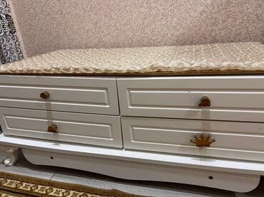 мебель в детскую комнату: Для девочки, Б/у, Колыбель, Комод — 2