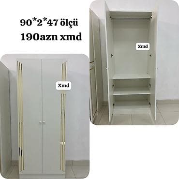parça dolablar: Geyim dolabları – müxtəlif modellər və ölçülər 1) 4 qapılı güzgülü — 2