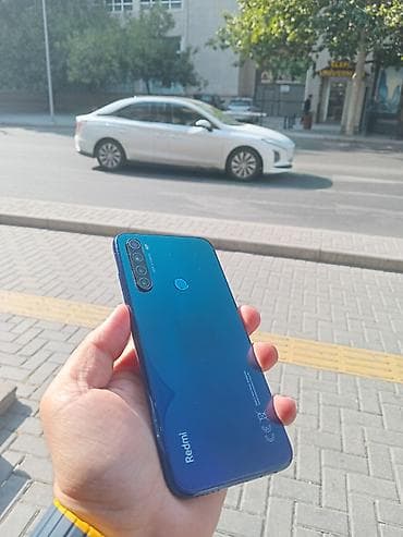 data modem sim card: Redmi Note 8, 32 GB, rəng - Göy, Zəmanət, Sensor, Barmaq izi — 1