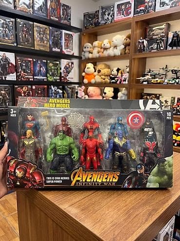 kinder stranger things: Avangers oyun qəhramanlar 15 azn Oyuncaq Oyuncaq pistolet Oyuncaq — 1