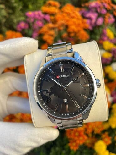 el fecr saat: Yeni, Qol saatı, Curren, rəng - Gümüşü — 1