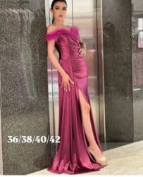 вечерние бордовые платья: Ziyafət donları — 2