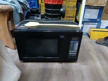 Mikrodalğalı sobalar: Mikrodalğalı soba Samsung, Ayrıca dayanan, Mikrodalğalar ilə, rəng - Qara — 2