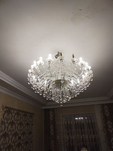 cılcıraq: Çılçıraq, 10 və daha çox lampa, Xrustal — 5