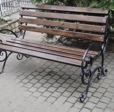 Sifarişlə bağ üçün masa və oturacaq dəstləri: Söykənəcək ilə, Qollu, Metal, Kredit yoxdur — 17