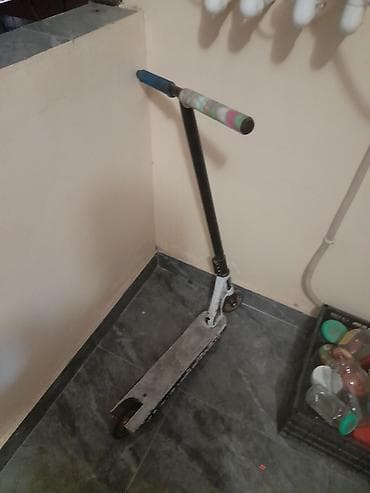 İdman və istirahət: Freestyle skuter endirim var - T-formalı sükan: polad rəngli dirək — 2