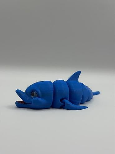 minecraft oyuncaq: Məhsul: 3D çap elastik delfin fiquru - Material: PLA plastik (3D çap) — 6