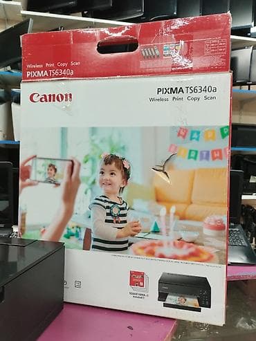 videokart satilir: Canon PIXMA TS6340a – çoxfunksiyalı rəqəmsal printer Xüsusiyyətlər: - — 3