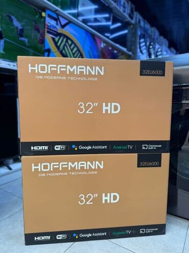 Yeni Televizor Hoffmann LED ekran 32" HD (1366x768), Ünvandan götürmə, Pulsuz çatdırılma, Rayonlara çatdırılma lalafo.az -da Yeni Televizor Hoffmann LED ekran 32" HD (1366x768), Ünvandan götürmə, Pulsuz çatdırılma, Rayonlara çatdırılma