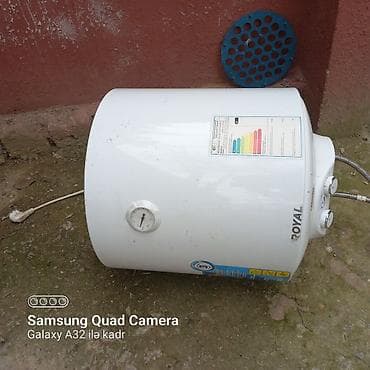 ROYAL elektrik su qızdırıcısı (qazan) - Yatay silindrik korpus