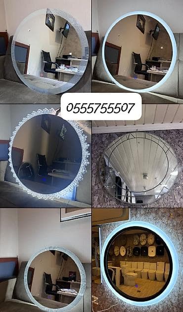 Güzgü Divar üçün, Oval, Dekorativ, Arxa işıqlı lalafo.az -da Güzgü Divar üçün, Oval, Dekorativ, Arxa işıqlı