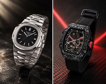 saat kreditle: Yeni, Qol saatı, Patek Phillipe, rəng - Qara — 2