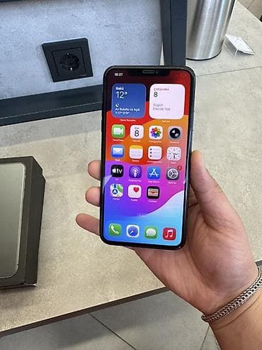 i̇phone 8 plus: IPhone 11 Pro Max, 64 GB, Alpine Green, Zəmanət, Simsiz şarj, Face ID — 5