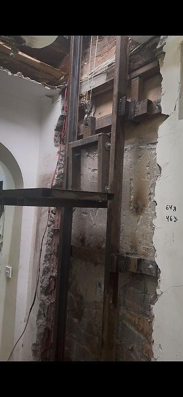 tikinti lazer: Telfer Yükgötürən platforma/mini lift – elektrik troslu sistem Anbar — 8