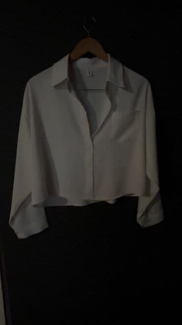 yun koynekler: Ağ rəngli qadın köynəyi – BOMEI Axirinxi atlas Butikden alinib hec — 1