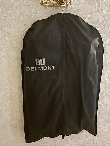 deri geyim: Delmont kişilər üçün kostyum dəsti – Slim Fit - Brend: Delmont (Made — 1