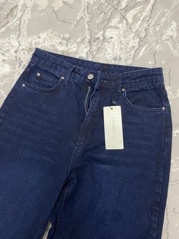 подарки на день рождения: Джинсы, Trendyolmilla, M, цвет - Синий — 1