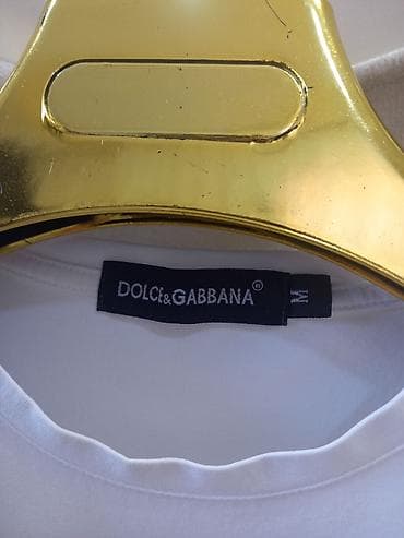 Futbolka, Dolce & Gabbana, M, rəng - Ağ — 2