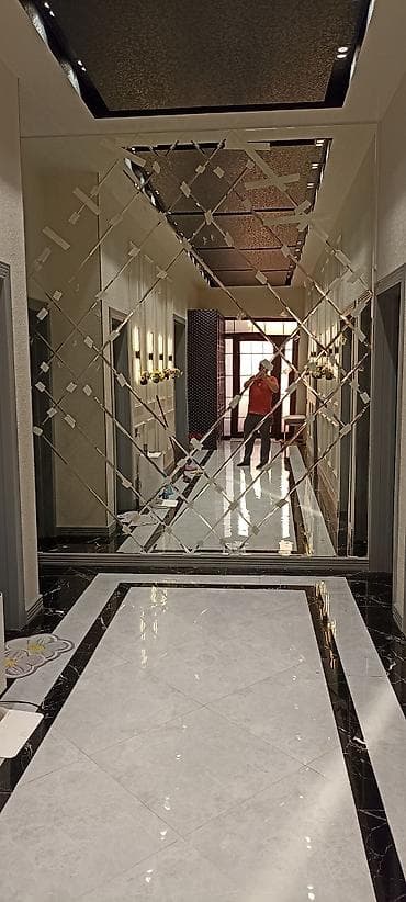 polikarbonat dam örtükləri: Işiqli güzgülərin dekor güzgülərin və istədiyiniz formada kəsilməsi və — 9