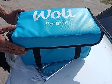 volt sunka: Wolt Partner izotermik çatdırılma çantası - Rəng: açıq mavi, “Wolt — 1