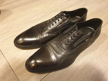 Туфли: Kişi ayaqqabıları dəsti - Model 1: Tünd mavi dəri krossovka tipli — 7