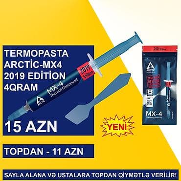 Termopasta "Arctic MX-4 2019 Edition 4qram" SAYLA ALANA VƏ USTALARA