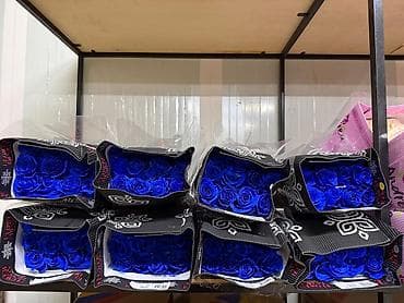 gul qabı: 101-roza 150₼ - Növ: roza (kəsilmiş, bağlamada) - Rənglər: dərin — 7