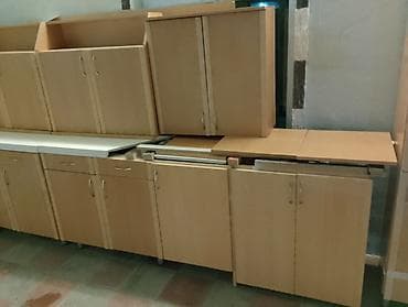 2 ci əl stullar: Mətbəx mebel dəsti – modul tipli - Material: ağac teksturalı — 3