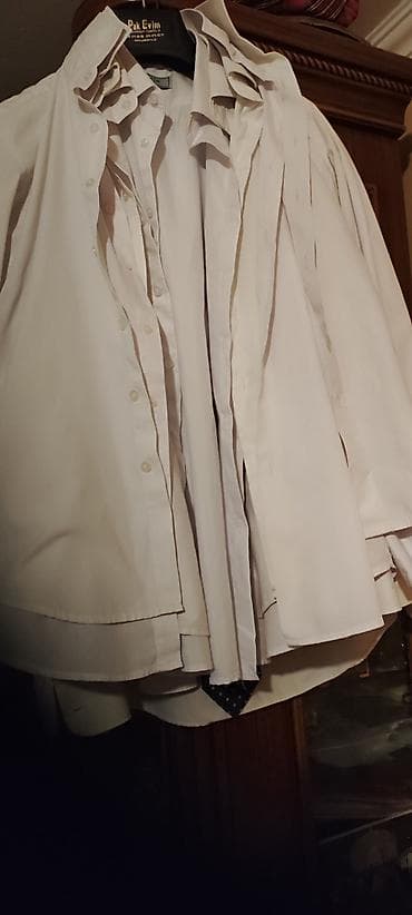 ağ koynek: Köynək, Kiğılı, L, rəng - Ağ — 1