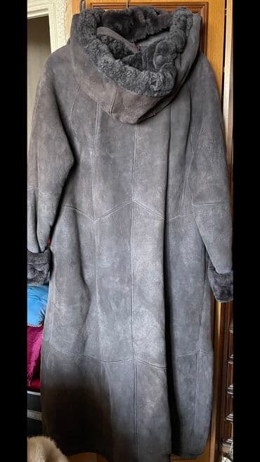 дубленка новая натуральная: Dublyonka,ideal veziyyetde,razmer L,chox isti saxlayir,original — 5