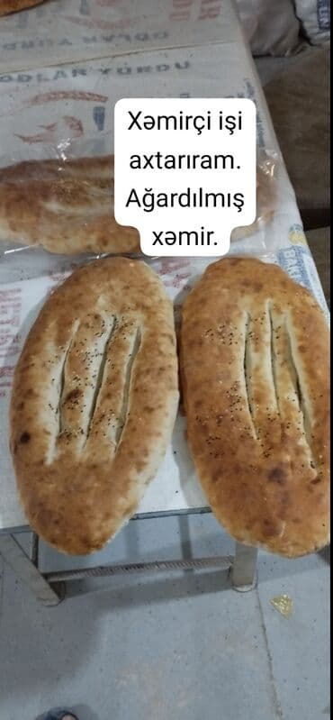 pover işi: Xəmirçi. xəmirkeş. ağardılmış xəmir yoğura bilirəm, kündə açmağı — 1