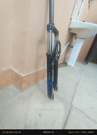 Velosiped ehtiyyat hissələri: Velosiped üçün ön amortizator (suspension fork) - Tip: Yay/coil — 3