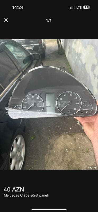 Mercedes C-Class W203 sürət paneli (pribor paneli) - Model uyğunluğu lalafo.az -da Mercedes C-Class W203 sürət paneli (pribor paneli) - Model uyğunluğu