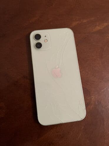 кнопочный телефон apple: IPhone 12, Белый, Face ID — 2