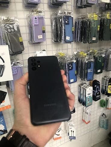 samsung not 4: Samsung Galaxy A13, 32 GB, rəng - Qara, Barmaq izi — 6