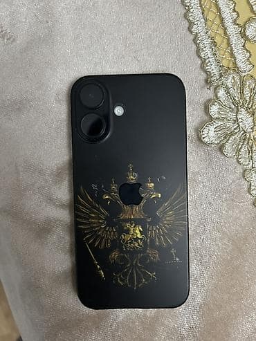 IPhone 16, Qara, Face ID lalafo.az -da IPhone 16, Qara, Face ID