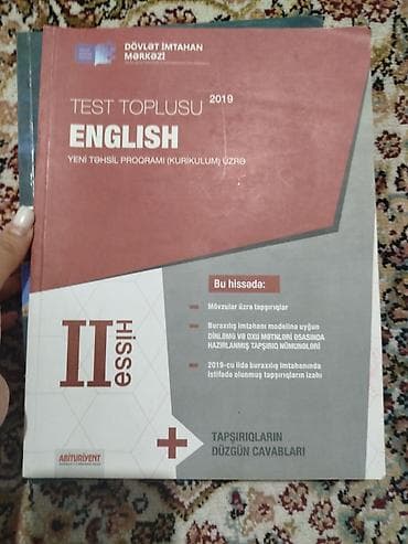 İngilis dili Testlər 9-cu sinif, DİM, 2-ci hissə, 2022 il — 1