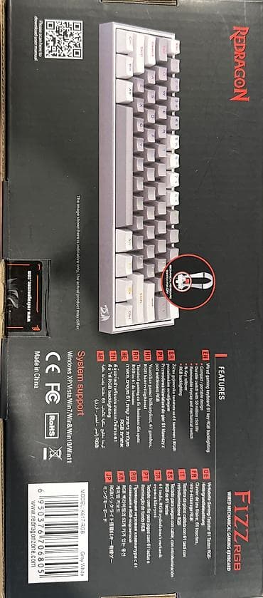 ofis komputeri: Redragon k617-fizz rgb klavyatura,bir sözle möhteşem bir — 2