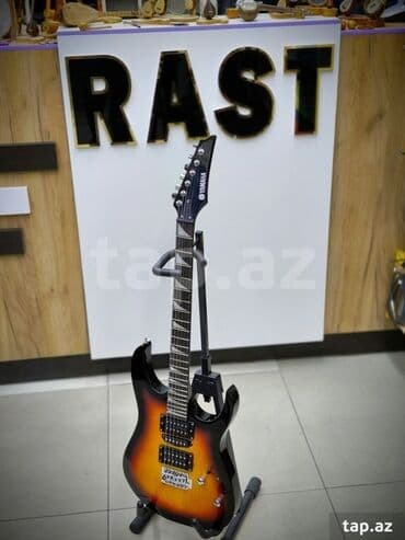 akustik: Elektron gitara, Yamaha, 6 sim, Yeni, Ünvandan götürmə — 1