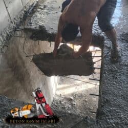 Santexnik işləri: #Betonkesme #betondeşmə Beton kubik kərpic - dən kəsim deşim — 5