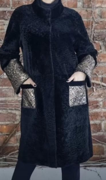 Palto, XL, rəng - Qara — 7