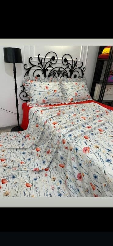 qara ürək şəkilləri: Məhsul: Yataq dəsti Təsvir: - Dəst müxtəlif dizaynlarda təqdim — 7